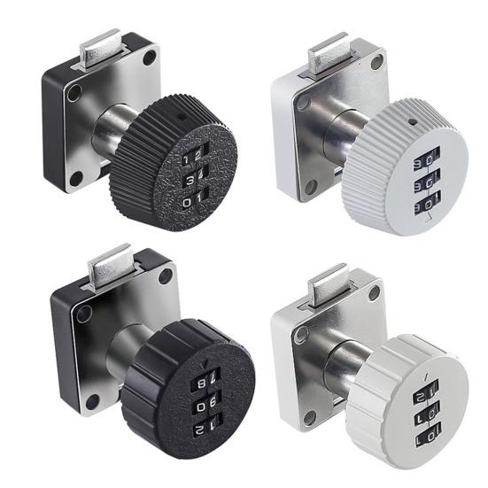 1 комплект кодового замка, 3-значный пароль, противоугонное оборудование для защиты дверей почтового ящика, двери шкафа, дома