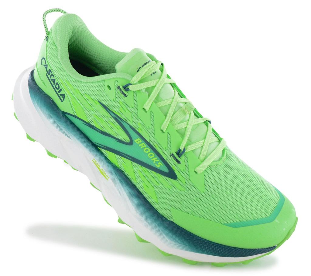 BROOKS Cascadia 19 - Мужские кроссовки для трейлраннинга Зеленый 1104571D-382 ОРИГИНАЛ