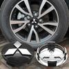 4Pcs 60mm Car Wheel Center Hub Caps Cover For Mitsubishi Ralliart Lancer 10 Asx Outlander Asx Pajero Sport L200 Auto Accessories