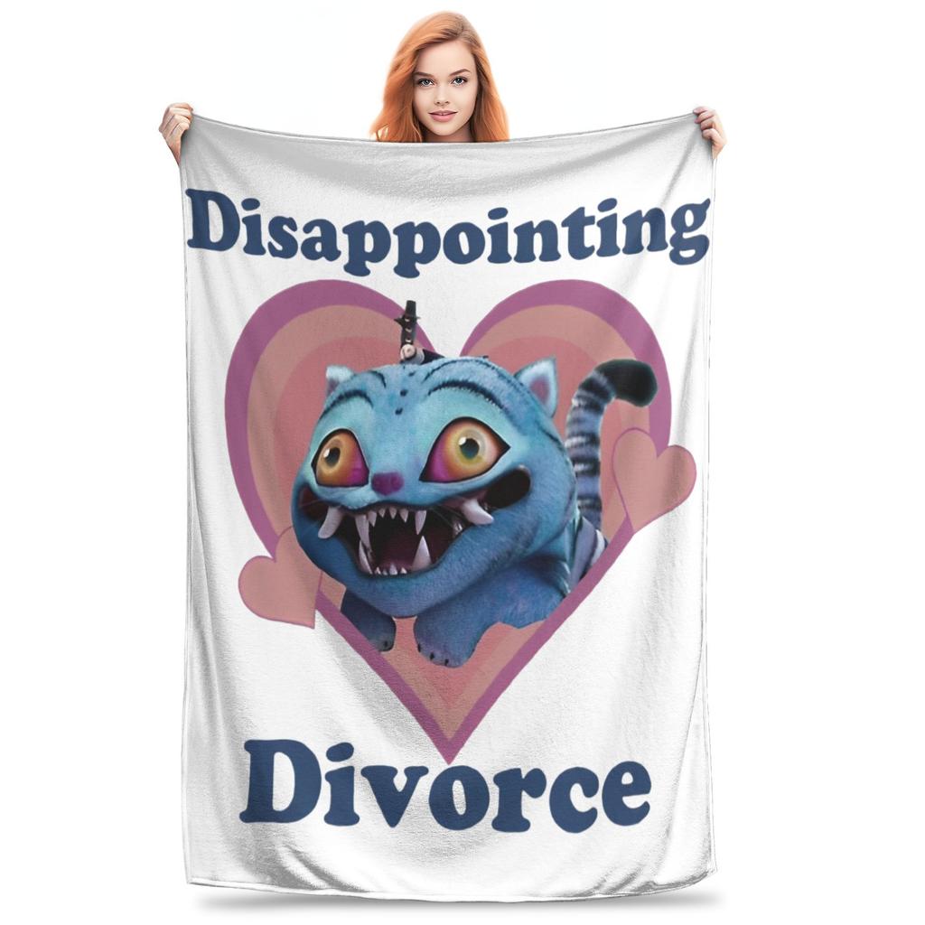 KPop Demon Hunters Huntrix Blue Tiger Derpy Blanket Super Soft Cozy Throw Blankets for Sofa 50x60 Inch Multi-size Bedspreads