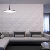 3D Wall Panel Mold for Gypsum, Plaster or Concrete Tile for Decorative Wall Panels 'Balance'