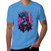 Mohawk Wolf T-Shirt Short sleeve tee aesthetic clothes oversized t shirts for men