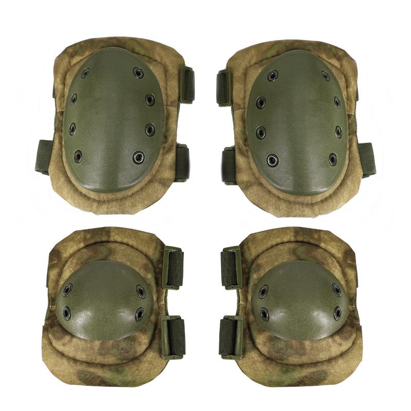 Adult Camo Tactical KneePad Elbow Pads CS Training Cycling Protector Army Airsoft Outdoor Sports Protective Kneepad Safety Gear