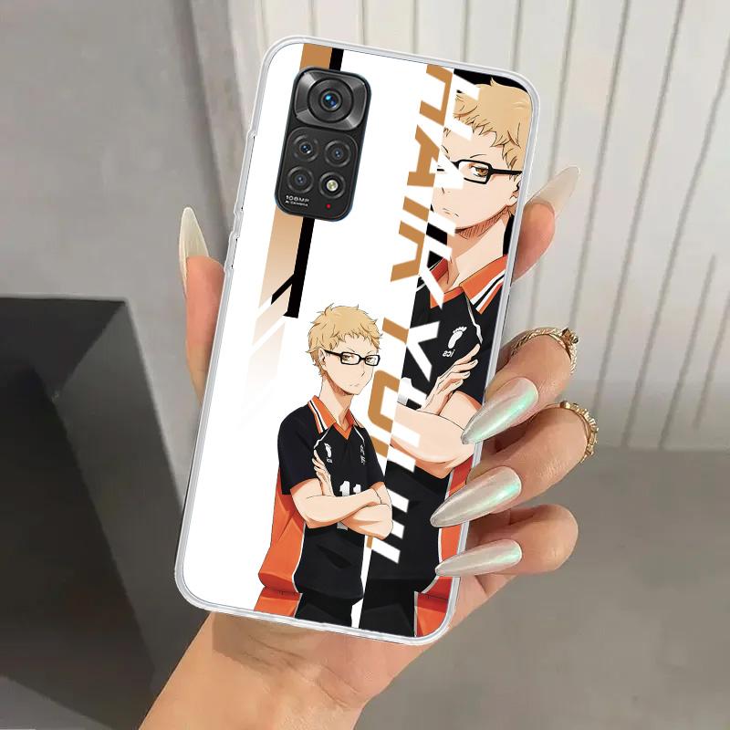 Чехол для телефона Haikyuu Oya School Volleyball для Xiaomi Redmi Note 15 14 14S 13 12S 12 Pro 11S 11 Plus 11T 11E 10S Мягкий Funda
