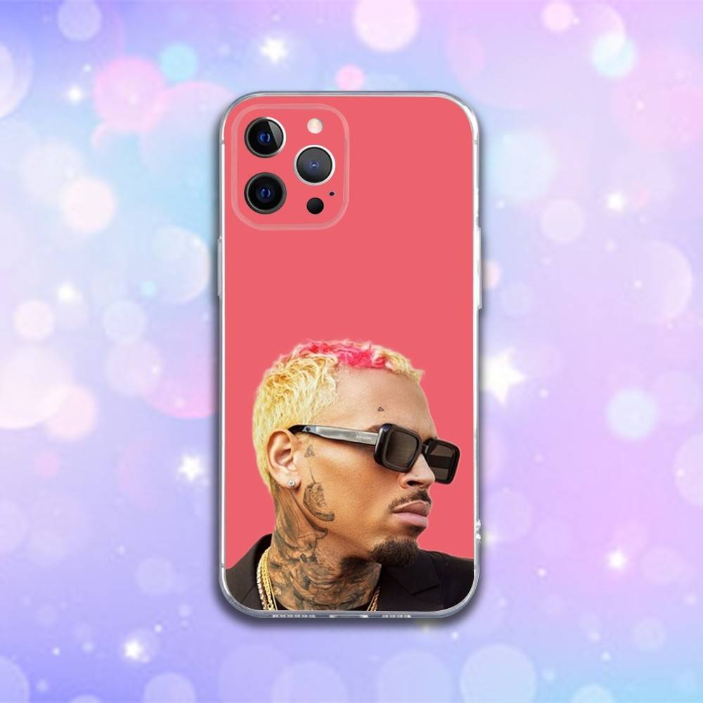 Чехол для телефона рэпера Криса Брауна для iPhone 16e, 16, 15, 14, 13, 12, 11 Plus, Pro, Max, XR, XS, X, Plus, SE, Mini, Прозрачный Мягкий Чехол