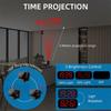 7.4 Inch Led Digital Projector Snooze Clock Acrylic Mirror Double Alarm Clocks Projection Wakeup