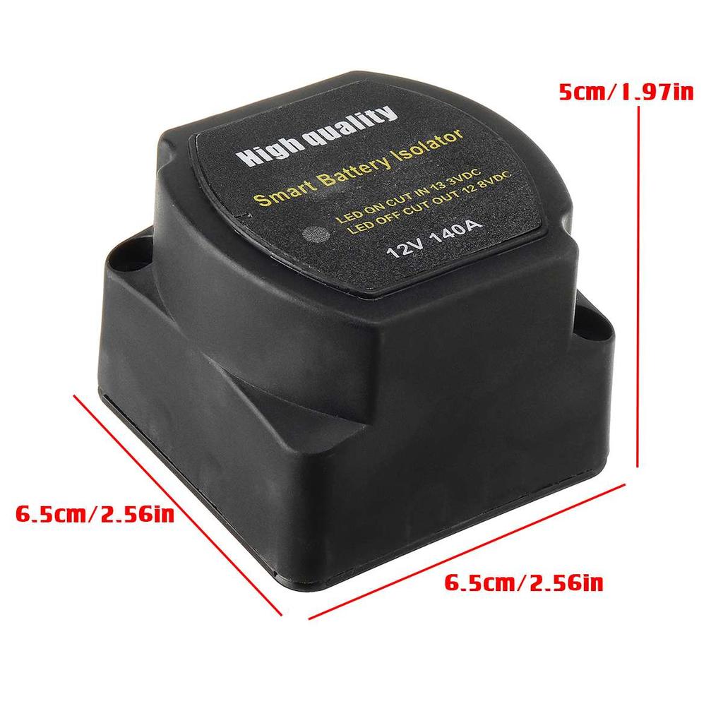 12V 140A Voltage Sensitive Relay Battery Isolator Automatic Charging Relay Car Accessories Car Battery Relay