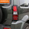 SHINEKA Колпаки на фары для Suzuki Jimny 2007-2017 Автомобильные задние фонари Декоративная накладка на задний противотуманный фонарь Комплект отделки Внешние аксессуары