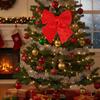 Christmas Bow Decorative Hanging Ornament for Tree Wedding and Party Decorations Perfect for Holiday and Hotel Displays