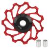 WAKE Керамический подшипник Ролик переключателя передач Алюминиевый сплав Герметичный 11T Ролик направляющий для заднего переключателя Красный
