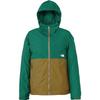 Легкая компактная водоотталкивающая куртка TNF размера S для мужчин, Зеленый/Мохово-зеленый,