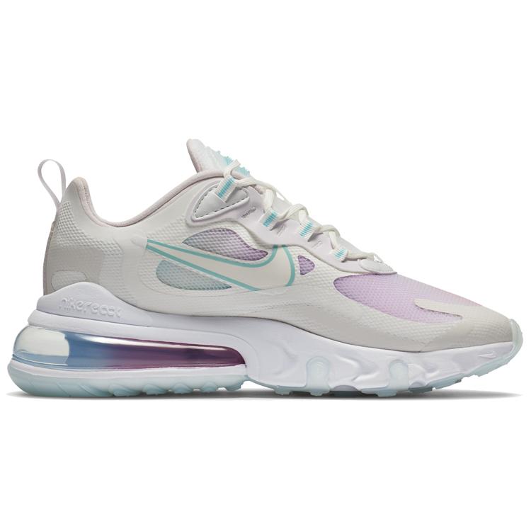 Nike Air Max 270 React Summit White Bleached Aqua Женские CK6929-100