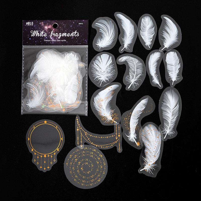 30 шт./компл. Kawaii наклейки для скрапбукинга Fantasy Time принадлежности для скрапбукинга дневник планировщик декоративные канцелярские наклейки для рукоделия LXY