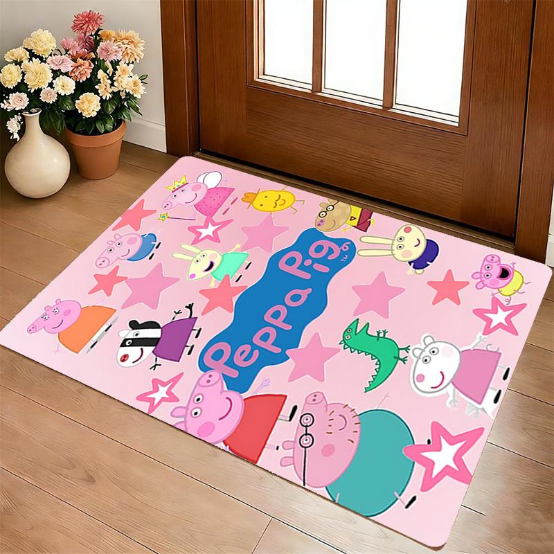 Peppa Pig Party Living Room Nonslip Area Rug Soft Carpet For Bedroom Game Playroom Sofa Office Home Decor Doormat Christmas Gift C926756