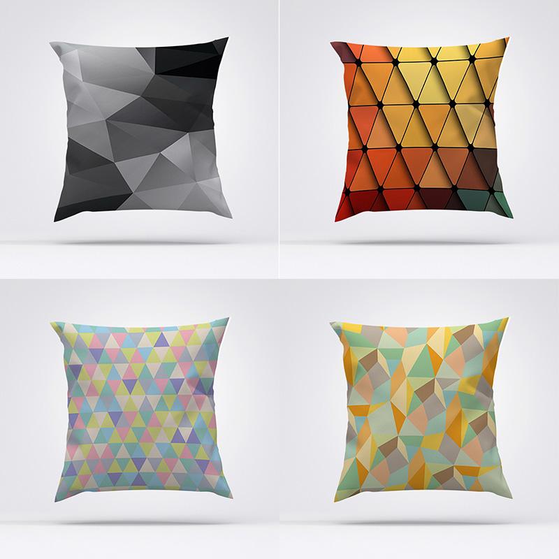 Geometric Pillowcase Decorative  Pillow Decoration Home  Car Sofa Cover Cushion Bed