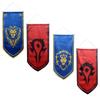 Шелковый Знамя Орды и Альянса из Warcraft – Игровой и Кино Декоративный Настенный Флаг Постер