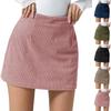 Women's Corduroy Skirt Casual High Waist A-Line  Skinny Short Pencil Skirt