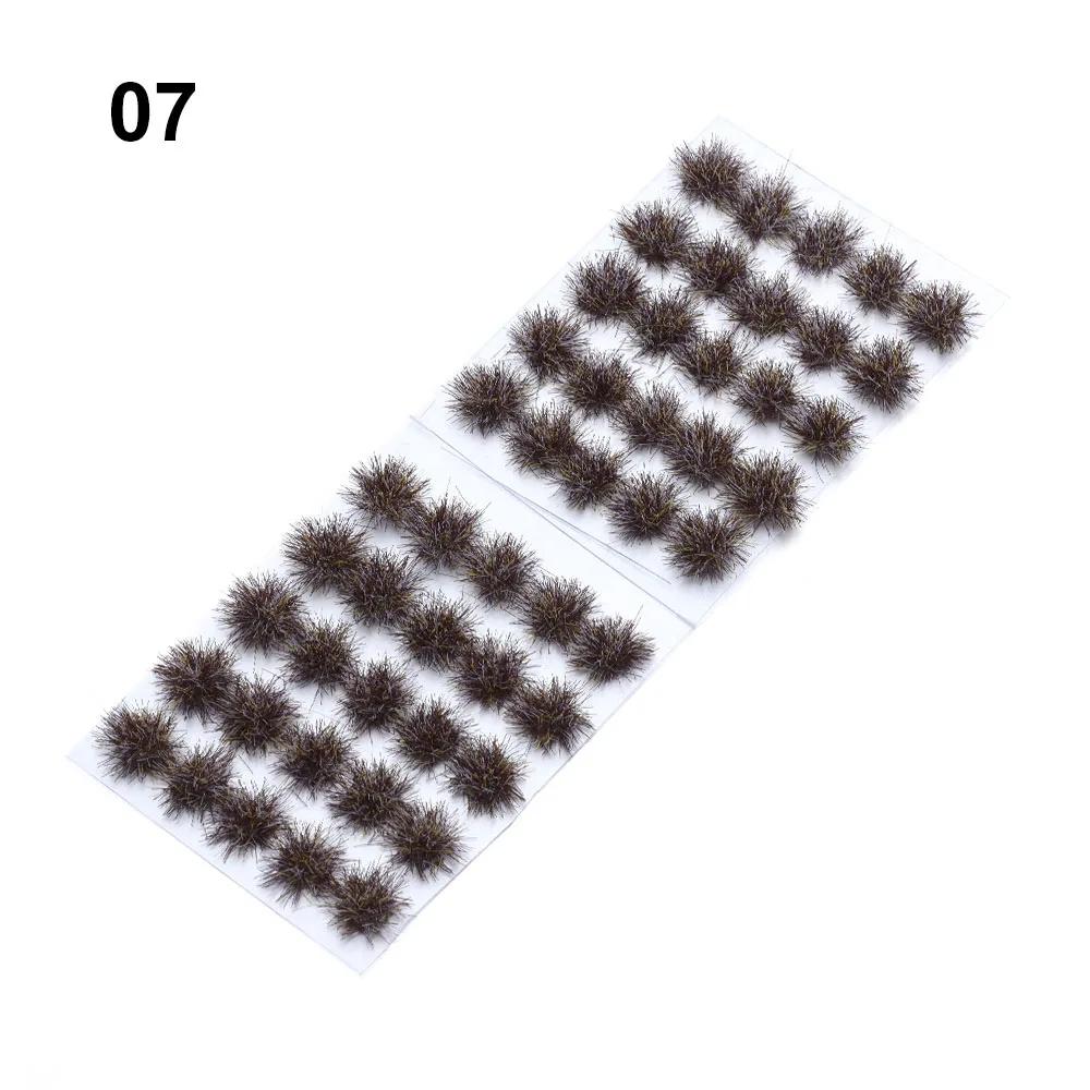 39/50PCS/Set Simulation Model Sand Scene DIY Material Realistic Flower Grass Tufts Miniature Grass Bushes Plant Cluster Scenery
