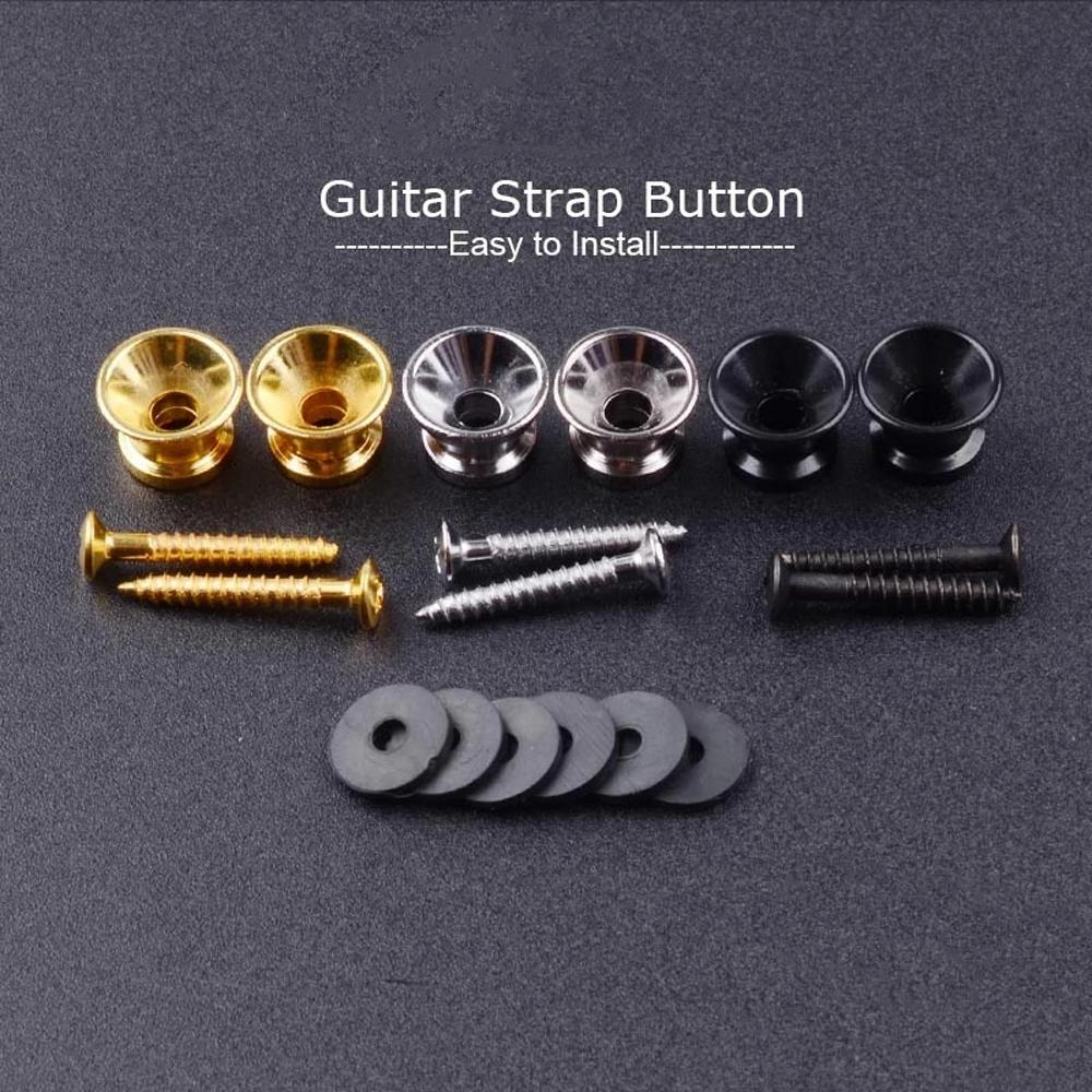 Guitar Guitar Pins Metal Guitar Strap Button Guitar Pegs Guitar Strap Lock Guitar Strap Buckle