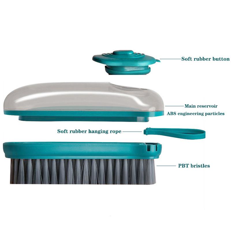 Многофункциональная портативная пластиковая щетка для чистки одежды, обуви, гидравлическая щетка для мытья, ручная чистка, кухня, ванная комната