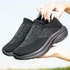 Spring and Autumn New Casual Sleeve Women's Shoes Breathable Flying Weaving Sneakers Women's Lightweight Thick-soled Versatile Couple Running Shoes