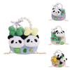 Charming Kids Crossbody Bag Featuring Cartoon Panda And Trendy Chain Design For Daily Use
