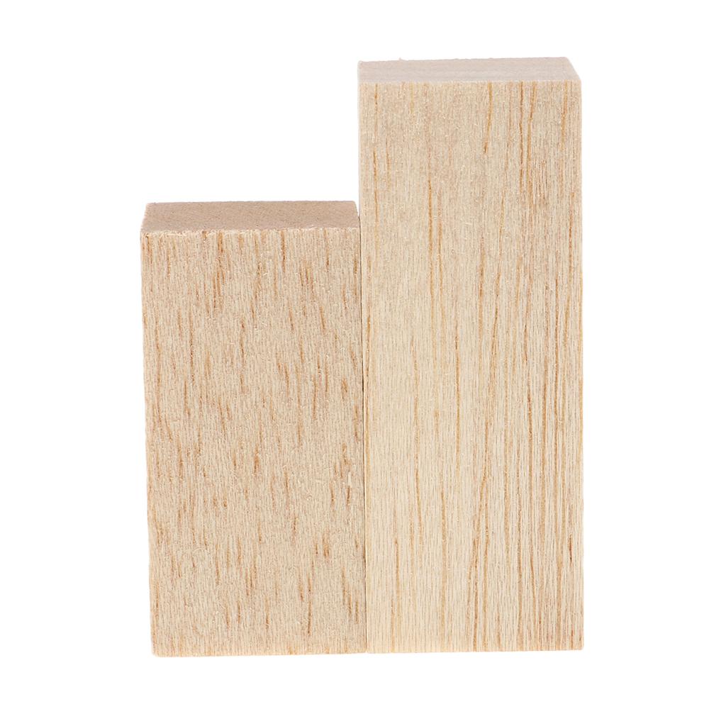 Balsa Wood Blocks Wooden Rod Sticks