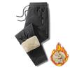 Winter Sweatwear Men Plush Thick Fleece Sweatpant Lambswool Thermal Trousers Casual Pants Waterproof Windproof Warm Cotton Pants