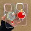 Cute 360 Degree Rotation Table Tennis Badminton For Magsafe Phone Holder Foldable for Iphone17 16 15 14 13 12 Desktop Phone Stand