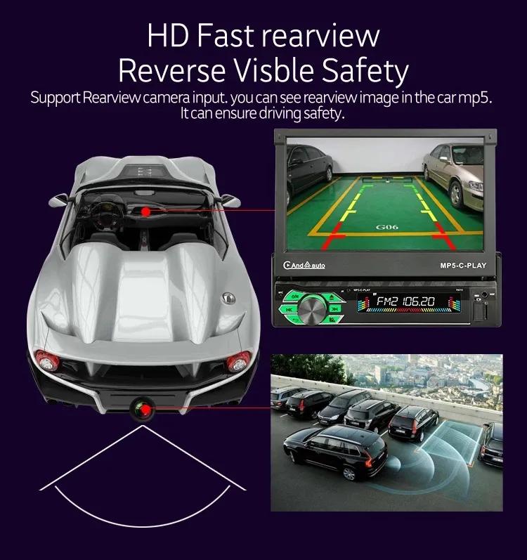 TOYOUSONIC 7inch Touch Screen Car Radio Carplay Android Auto Universal Multimedia Player Mirror Link BT USB 1 Din Car MP5 Player