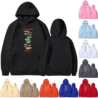 Толстовки для женщин оверсайз зимние свитшоты пуловер модная осенне-зимняя одежда