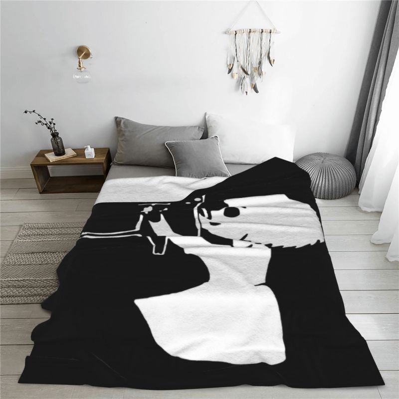 Custom 3D Print Fran Swedish Graphic Adventure Game Bow Blankets Comfortable Soft Flannel Winter Throw Blanket for Couch Bedding