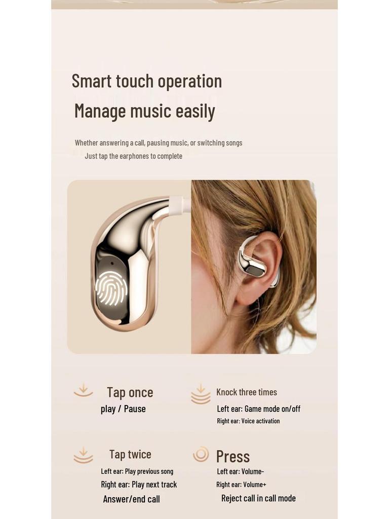 2025 Беспроводные Bluetooth-наушники | Накладные и Внутриканальные для Спорта | Высококачественный Звук и Длительное Время Работы от Батареи