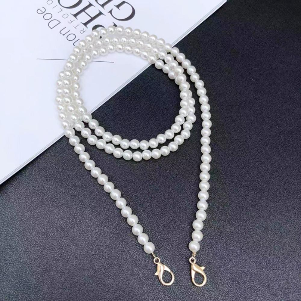 8MM Pearl Pearl Crossbody Cellphone Lanyard  Phone Case Accessories