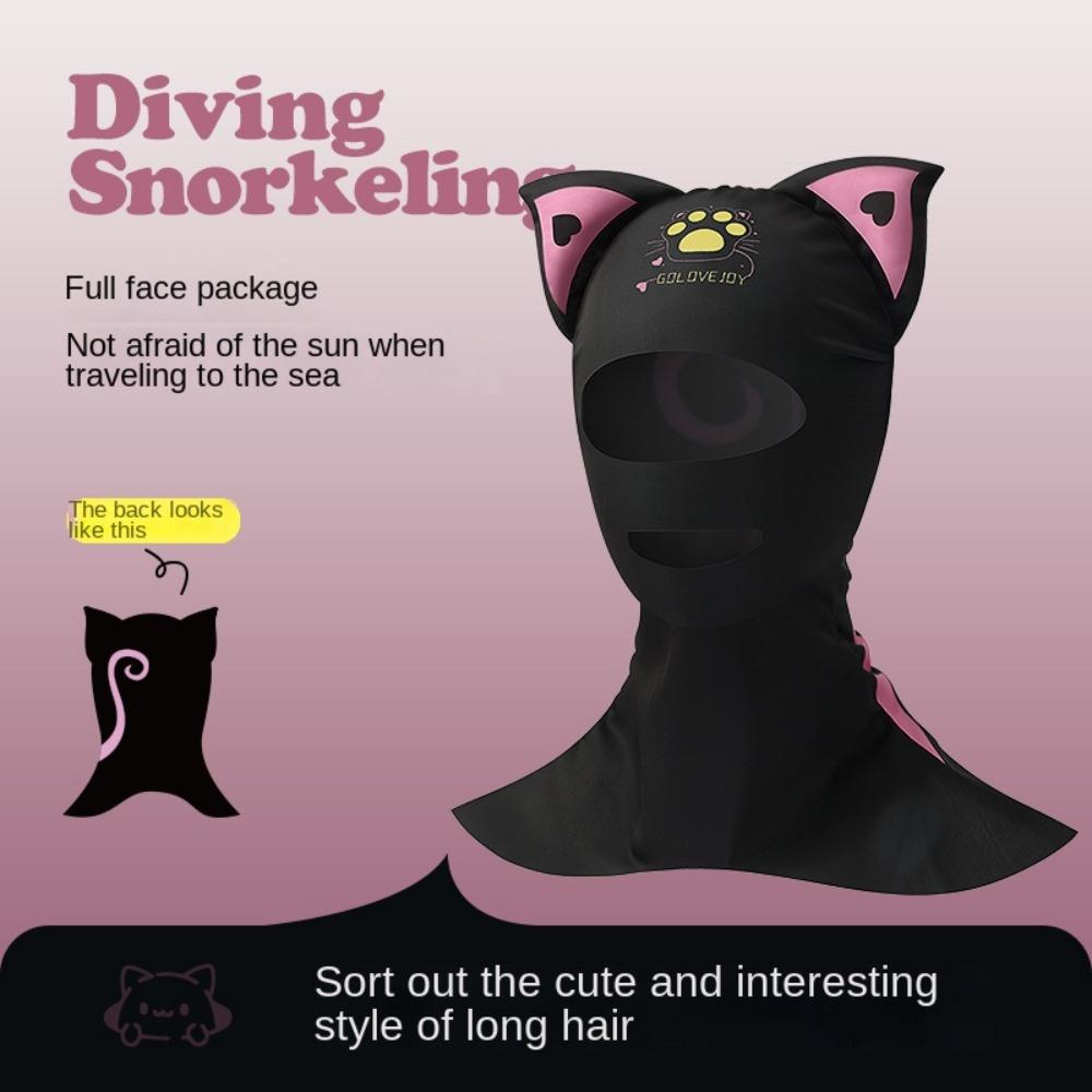 Sunscreen Face Scarf Ice Silk Mask Summer Face Gini Thin Face Cover  Swimming