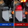 Motorcycle LED Saddlebag Brake Running Luggage Turn Signal Lights For Harley Touring Street Road Glide CVO 2009 2010 2011- 2013