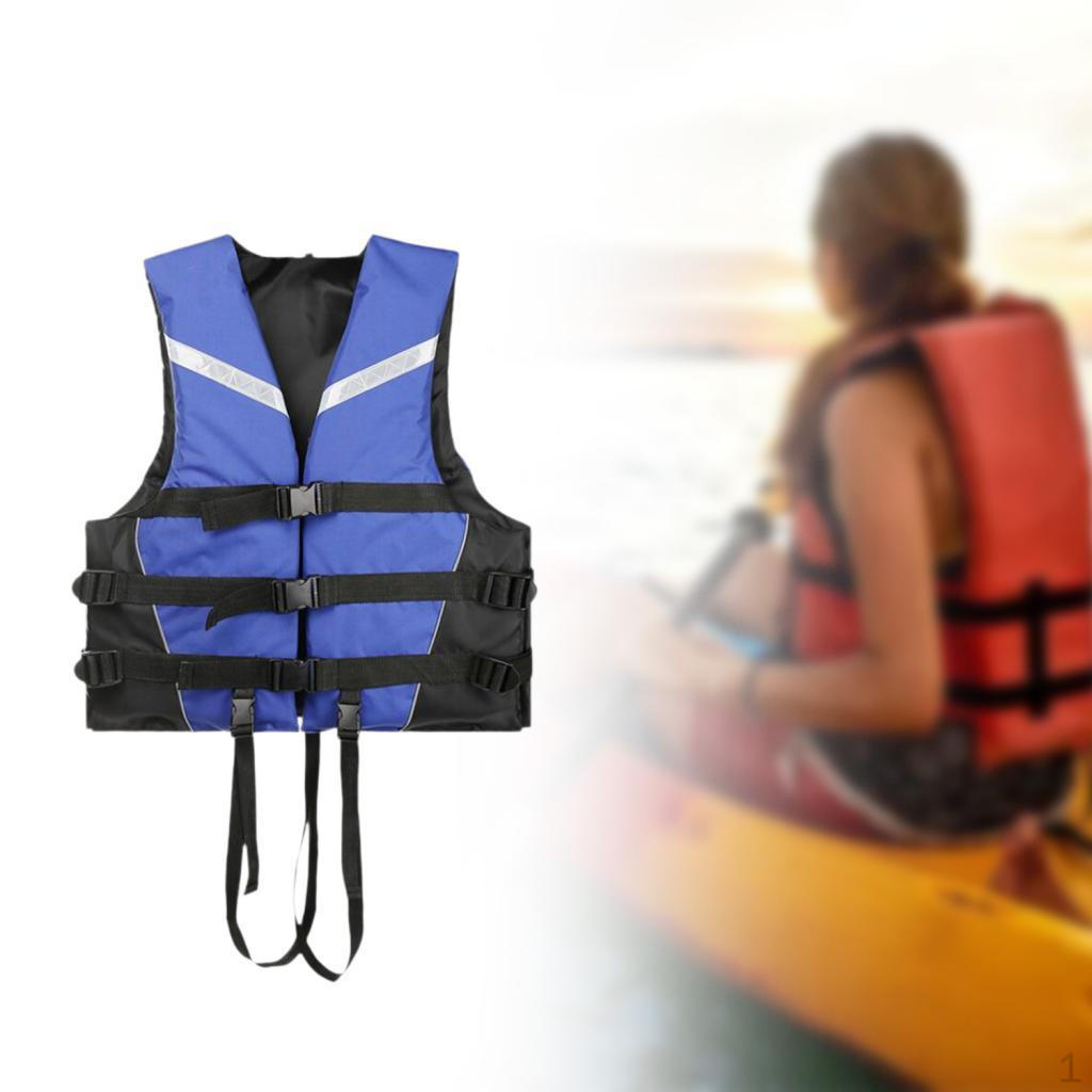Спасательный жилет со светоотражающими полосками, куртка для плавания, подводного плавания, водных видов спорта