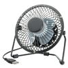 Ohm Electric Fan USB Mini Fan Desk Fan Mini Electric Desk Fan USB Power Supply Black Ohm Electric KIS-U10TPB-K 08-1611