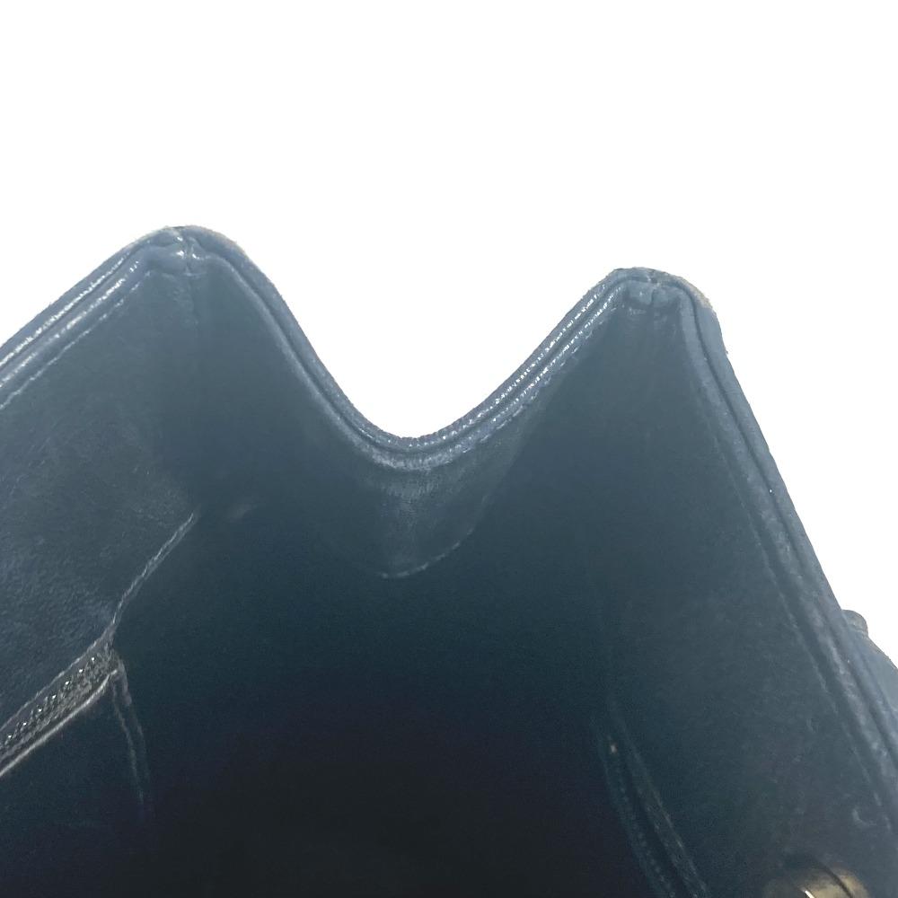 CHANEL vintage CC CC Mark Shoulder bag Tote Bag Shoulder Bag Leather Dark navy