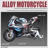 Масштаб 1/9 BMW M1000RR S1000RR Гоночный Сплав Металл Литой Модель Мотоцикла Симуляция Хобби Коллекционные Праздничные Подарки для Мальчика Детей