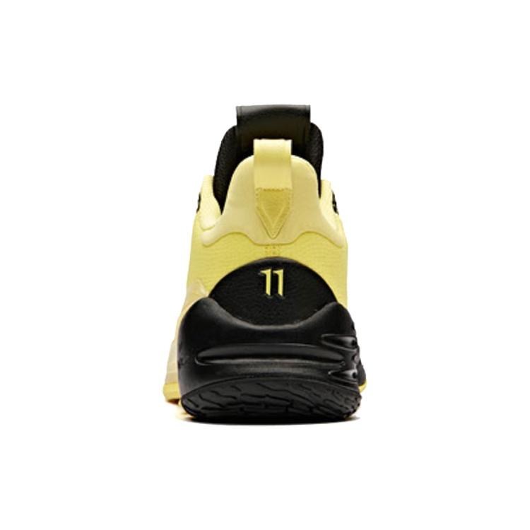 Anta KT4 Cushioning Slip Resistant Breathable Low top Basketball Shoes Men's Yellow Black 11921102-3