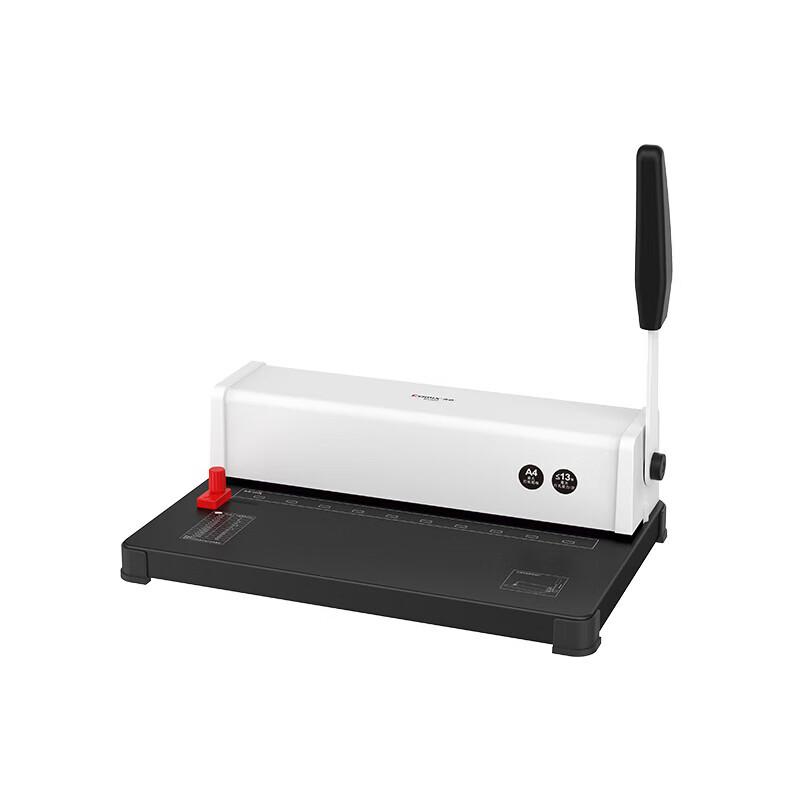 Дырокол для финансовых документов на 10 отверстий JY B1200 для скрепления клипсами