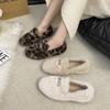 Популярные в интернете универсальные повседневные универсальные шерстяные тапочки женские 2025 осень новая обувь на утолщенной подошве из овечьей шерсти хлопковые мопы