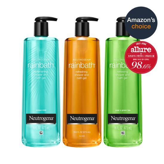 Neutrogena Rainbath Body Wash 473ml (Choose 1 of 3 Scents: Spicy Herb, Bergamot, or Green Apple)