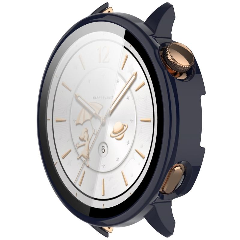 Upgrades PC Glass Mixed  Protective Cover with Full edges  Defense & Precise Button cutout Suitable for Watch X2 Mini