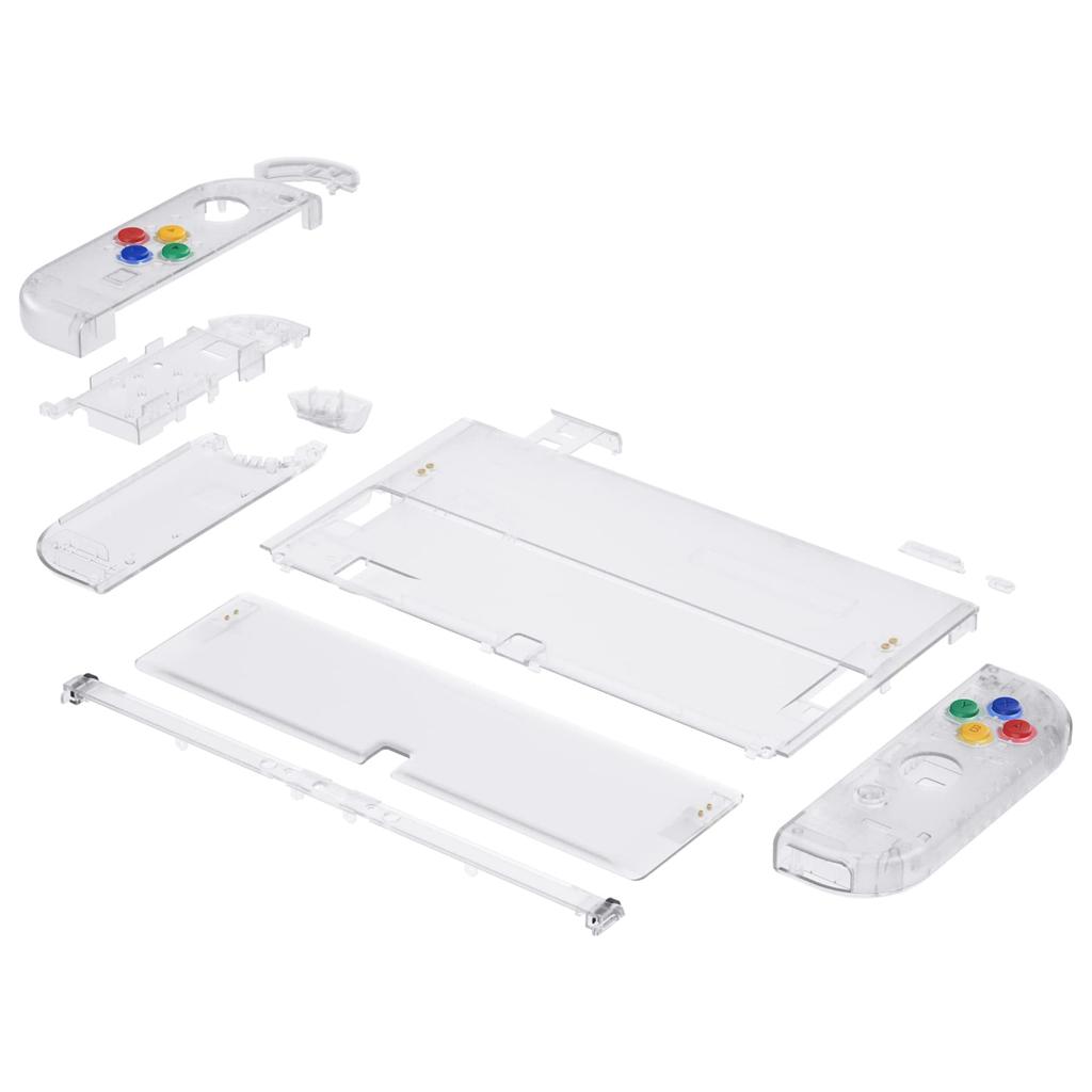 Не основной блок eXtremeRate Switch Switch совместим с OLED-контроллером Joycon прозрачная задняя панель совместима с Switch OLED PC