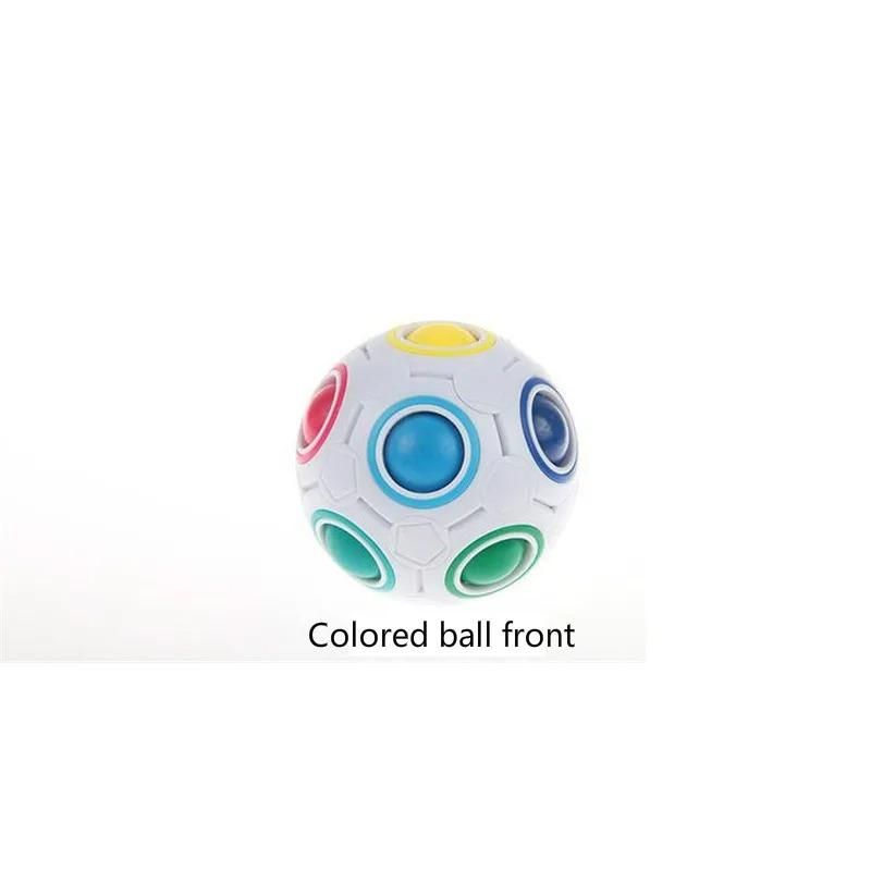 Antistress Cube Rainbow Ball Puzzles Football Magic Cube Educational Learning Toys for Children Adult Kids Stress Reliever Toys