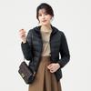 Autumn and Winter Hooded Down Jacket for Women with 90 White Duck Down Lightweight and Warm Casual and Versatile Jacket