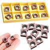 10Pcs/Set Carbide Inserts Blade CNC Lathe Thread Cutting Turning Tool
