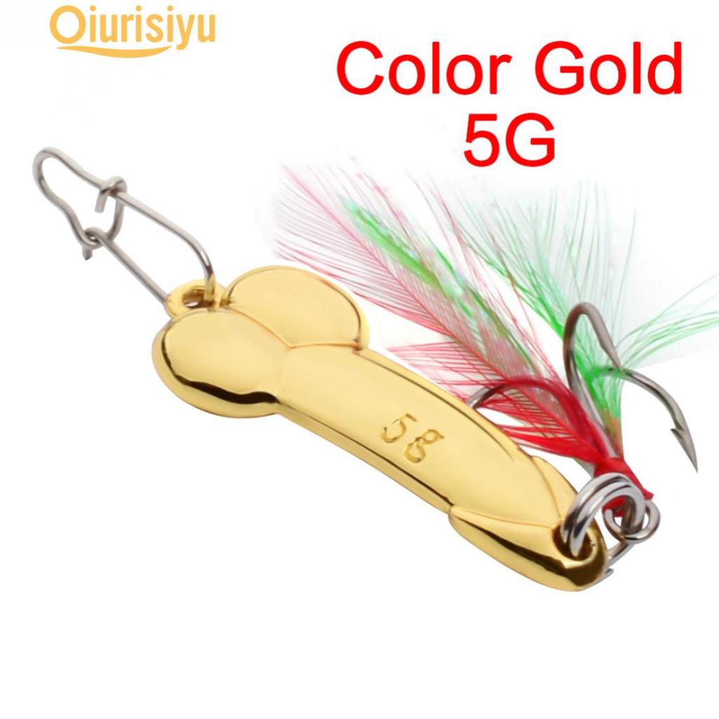 Рыболовная металлическая блесна пенис